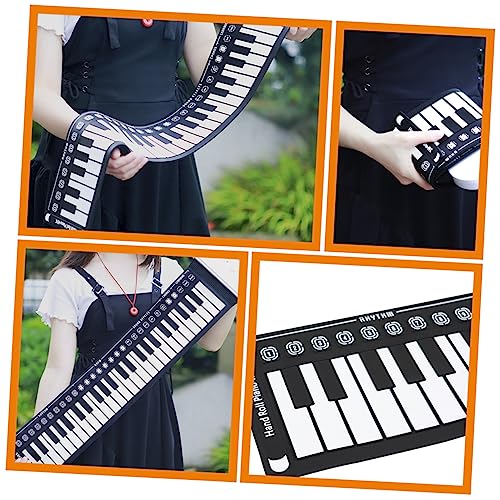 TOYANDONA oud instrument portable clavier electronique clef clave clé orgue électronique pliant piano pliant portatif piano numérique clavier de piano pliable claviers piano enroulable abdos - Les Beatles, Paul McCartney, John Lennon, RIngo Starr, George Harrison TOYANDONA oud instrument portable clavier electronique clef clave clé orgue électronique pliant piano pliant portatif piano numérique clavier de piano pliable claviers piano enroulable abdos – Image 7