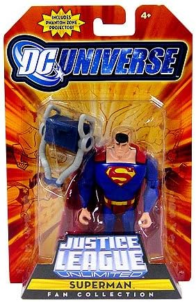 DC Universe Justice League Unlimited Fan Collection Action Figure Superman Includes Phantom Zone Projector