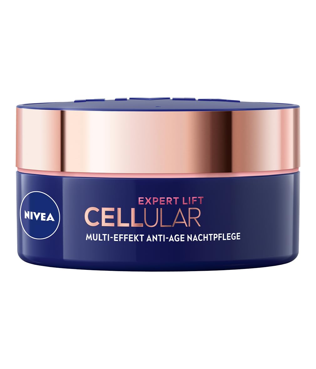 NIVEA CELLULAR Expert Lift Zestaw Przeciwzmarszczkowych kremów do twarzy na dzień i noc z kwasem hialuronowym i bakuchiolem, 2 x 50 ml