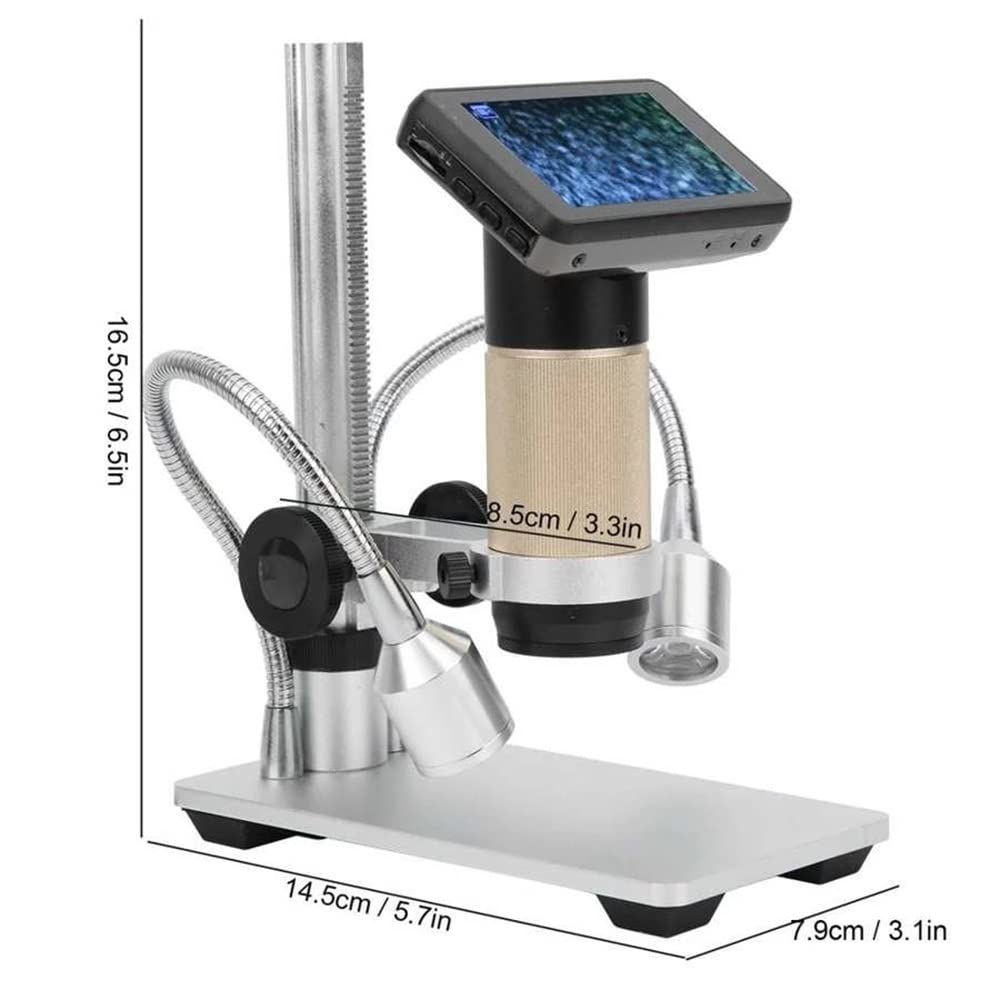 Microscopio Digital, Aumento 10X-300X, Soldadura USB HDMI, Microscopios De Vídeo, Resolución De 3MP, For Reparación De Teléfonos SMT SMD DIY, Compatible con Windows