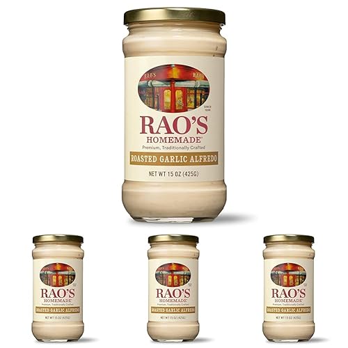 Rao's Homemade Alfredo Sauce, Roasted Garlic Alfredo, 15 oz, Rich