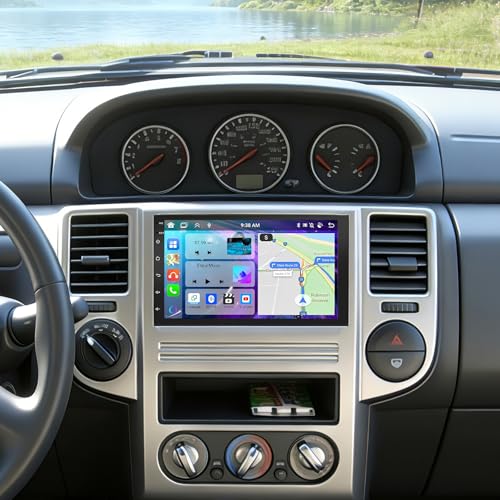 2+32G Android 13 Autoradio Multimédia avec sans Fil CarPlay Android Auto pour Nissan X-Trail T30 2001-2007, 7 pouces écran Tactile Radio Stéréo avec...