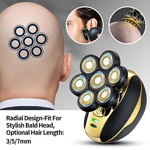 Head Shaver for Bald Men Upgrade 7D Electric