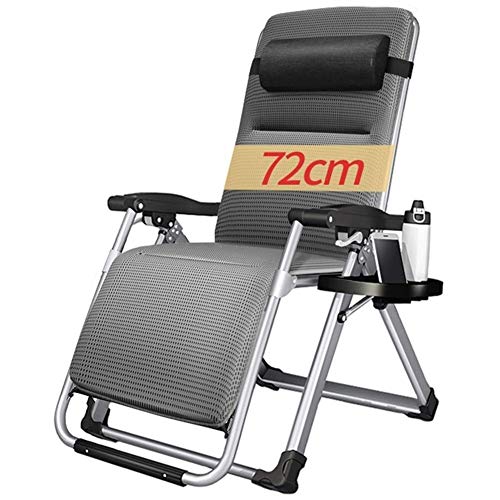 Chaise de pause déjeuner de loisirs inclinable zéro gravité pour mal de dos
