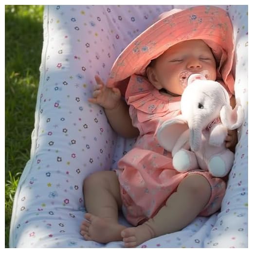BABESIDE Lifelike Reborn Baby Dolls - 20-Inch Soft Full Vinyl Body Realistic-Newborn Baby Dolls Sleeping Baby Girl Real Life Baby Doll with Toy Accessories Gift Set for Kids Age 3+ & Collection