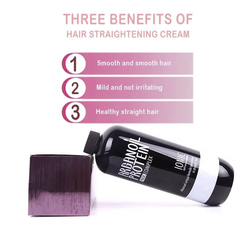 DELOFIL Professional Protein Hair Treatment 3 in 1 Straightens, Frizzy, Curly Hair, Long Lasting, Natural Ingredients Argan Oil, Ionic Rebonding Formula, Deep Nourishing Salon Quality Care 800ml