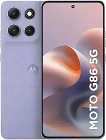 Smartphone Motorola Moto g86 5G - 512GB 24GB (8GB RAM+16GB Ram Boost) Tela 1.5K pOLED, 50MP Sony camera OIS Moto AI, videos em 4K, IP68 + IP69 - Lilas