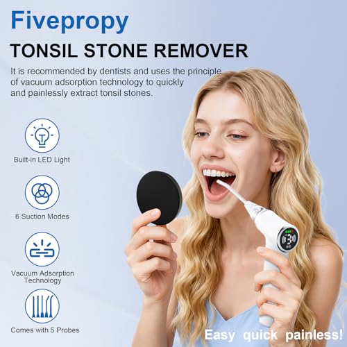 Rechargeable Tonsil Stone Vacuum