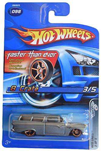 Hot Wheels 8 Crate, Red Lines 3/5 Faster Than Ever #98