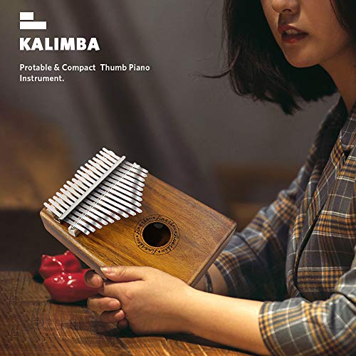 Kalimba 17 Clés Piano Pouce Instruments de Musique avec Outil de Réglage et Sac de Transport par Finether (Koa wood… - Les Beatles, Paul McCartney, John Lennon, RIngo Starr, George Harrison Kalimba 17 Clés Piano Pouce Instruments de Musique avec Outil de Réglage et Sac de Transport par Finether (Koa wood… – Image 4