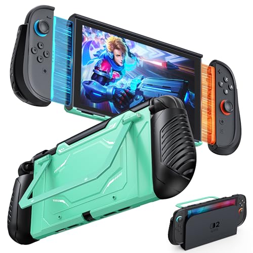 FYOUNG Dockable Switch 2 Case, Protective Cover Hard Shell for Nintendo 2
