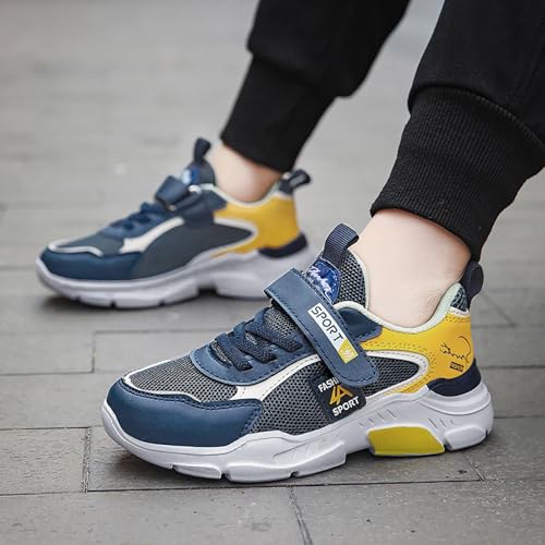Kids Athletic Shoes Breathable Mesh Upper Lightweight Flexible Sole for Tennis Running Walking and Big Kid Activities3