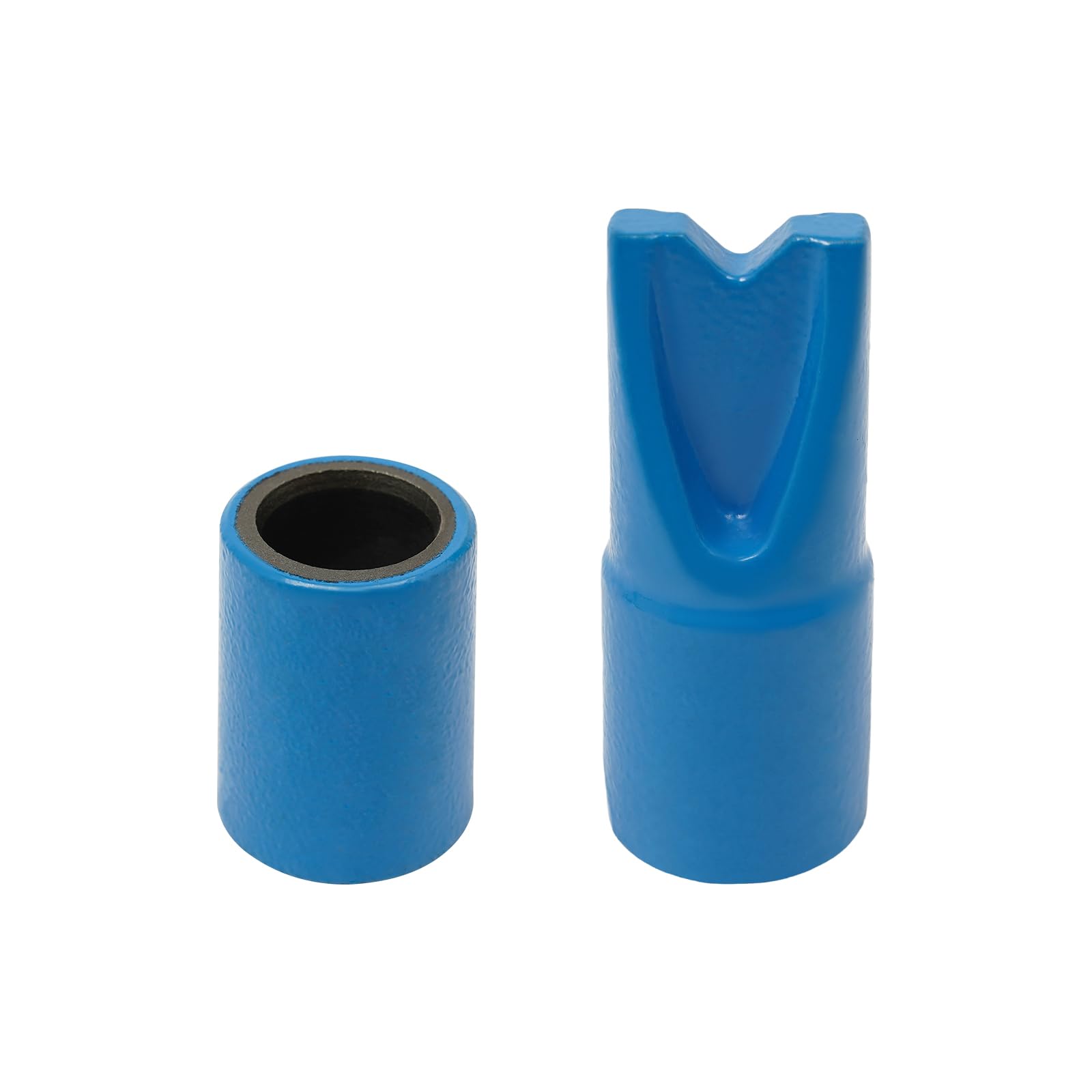 OUKANING Cric idraulico compatto 4T, per officina/garage (blu) | Sollevatore idraulico 4T, robusta struttura in acciaio, salvaspazio per aree di lavoro strette, con valigetta