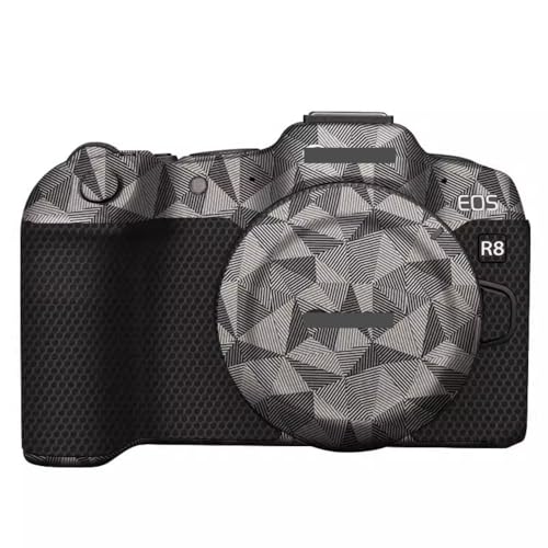 Autocollant Canon EOS R8 vinyle triangle titane protège des rayures