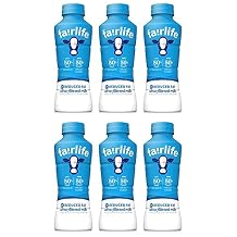 A-ONE Fairlife UFM Milk 2% Reduced Fat Milk 6 Pack, 14 Fl Oz, Total 6 bottles 6 bottles plain