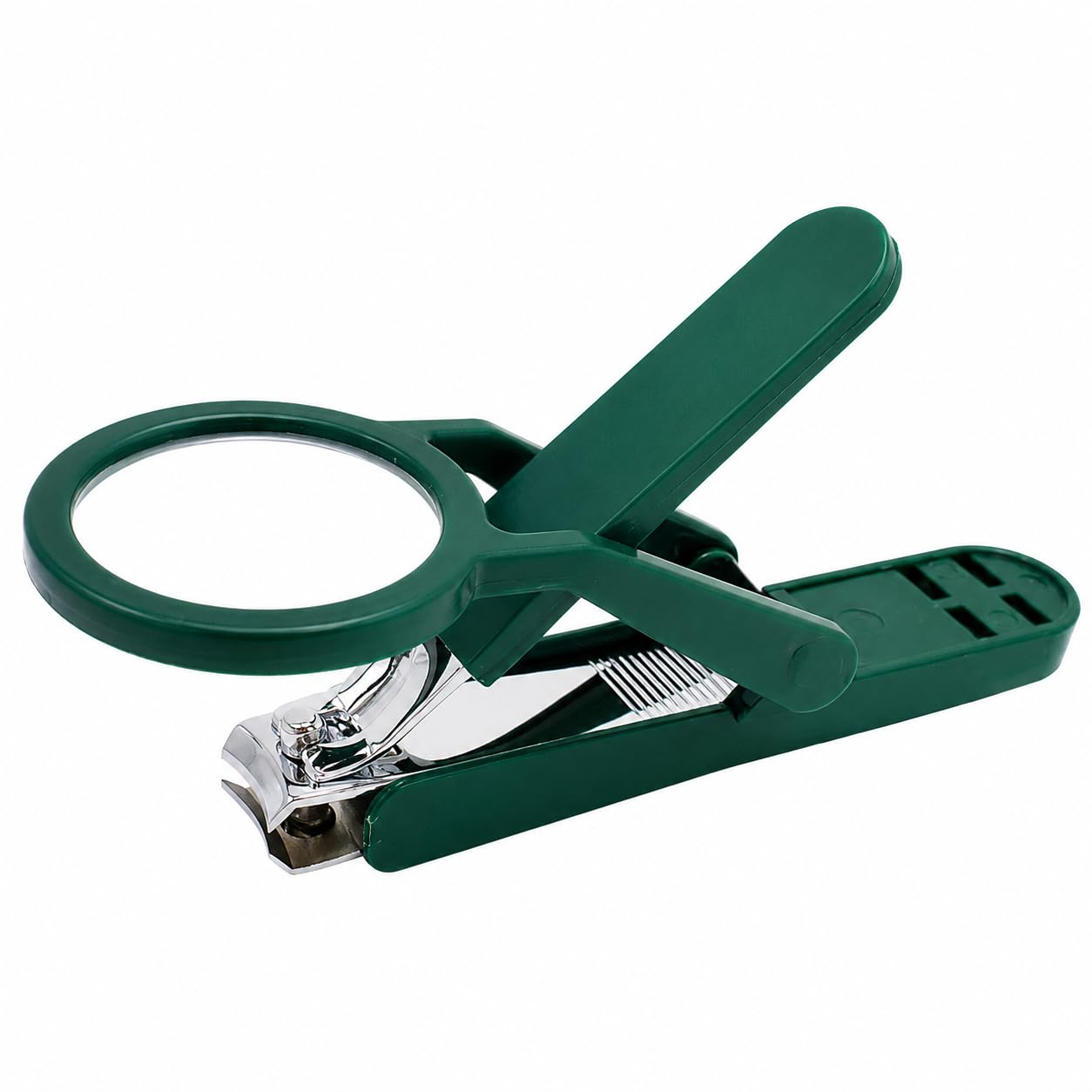 Stainless Steel Magnifying Nail Clipper for Elderly | Anti-Splash Thick Nail Cutter with 3X Magnifying Glass | Modern Design, Foldable & Sustainable-image-19