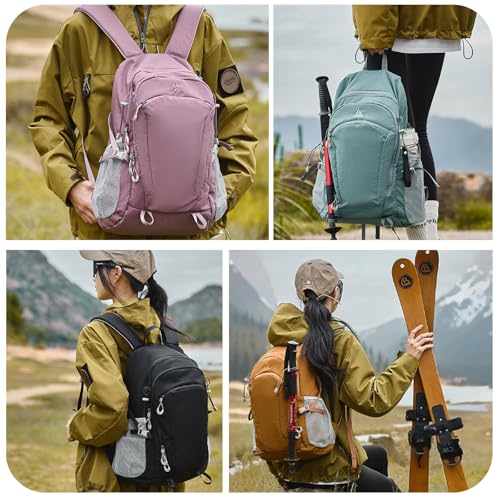Mochila de senderismo 23L resistente de nylon para camping miniatura 6