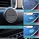 4 Ersatz Metallplättchen mit Klebepad für OOONO CO-Driver NO2, P-DISC NO1, NO2 und NO3 Auto elektronische Parkscheibe Blitzerwarner Halterung Ersatzteile Parkuhr Magnet selbstklebend neues Modell