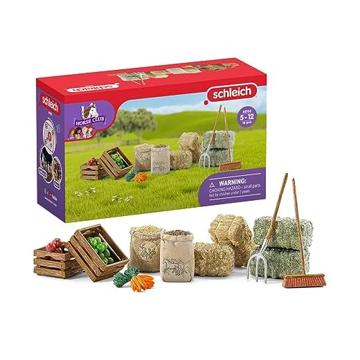 Schleich 42105 Kit de nourriture, dès 5 ans, Horse Club - accessoires, 19 x 6,7 x 11,3 cm