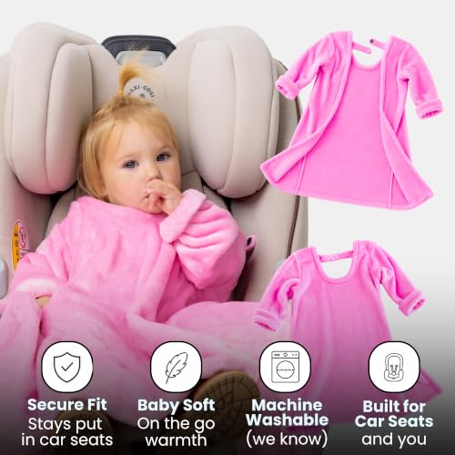 Image of Buckle Me Baby Cozy Car Seat Blanket -Wearable Car Seat Blankets for Babies