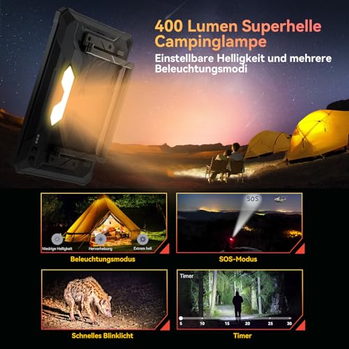 Blackview Active10 Pro Outdoor Tablet 30000mAh Akku 36GB RAM + 512GB ROM 11 Zoll FHD+ Rugged Tablet 108MP+50MP Kamera Dimensity 7300/5G LTE/WiFi 6/GPS/Nachtsicht – Bild 3