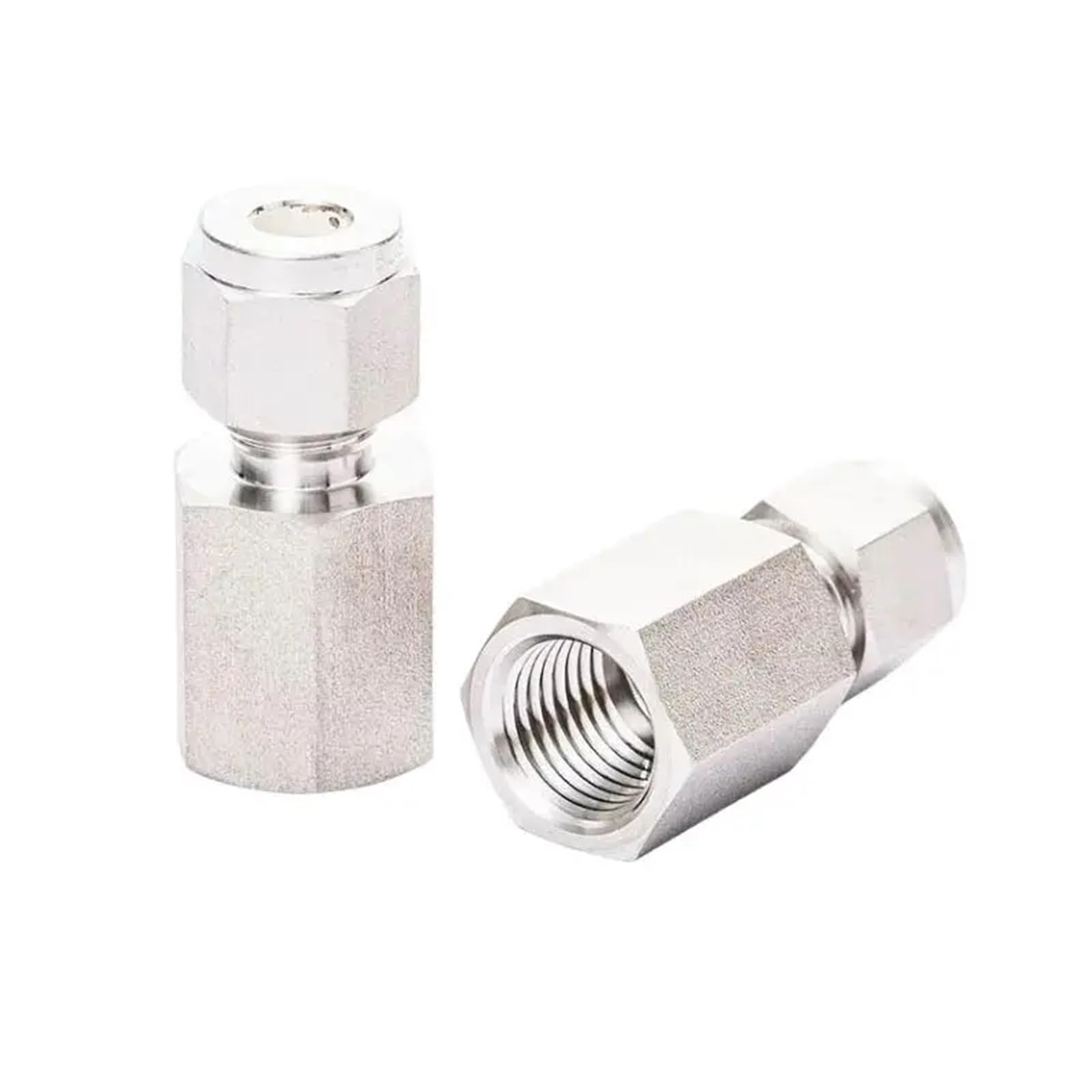 Tuyau de source d'air 1/4 NPT femelle avec connecteur de manomètre et virole 8mm