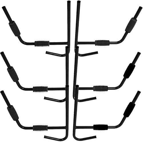 TC-HOMENY Soporte plegable de almacenamiento para kayak montado en la pared, escalera, soporte para kayak, interior y exterior