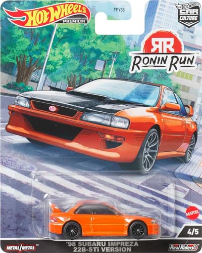 Hot Wheels Car Culture Circuit Legends Subaru WRX Sti 22B 1:64 miniatura 5