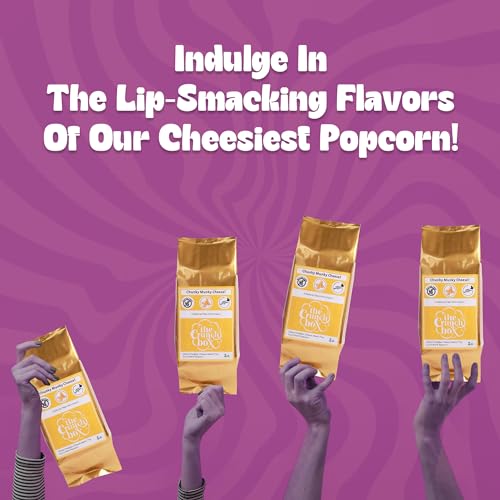 Image of The Crunch Box Special Value Pack -Chunky Munky Cheese Popcorn I 100 gm I | Popcorn for Movie Nights, Game Nights, and Healthy snacking!