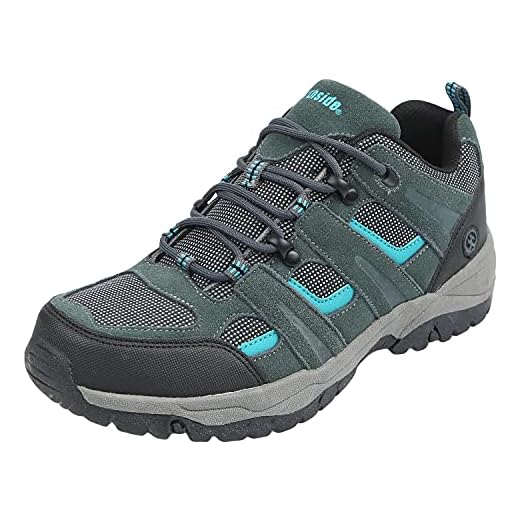 Hiking Shoes Sale: Get the Best Deals on Top Brands Today! | Walking Shoes Northside womens Monroe Low-w Hiking Shoe, Dark Gray/Dark Turquoise, 9.5 US