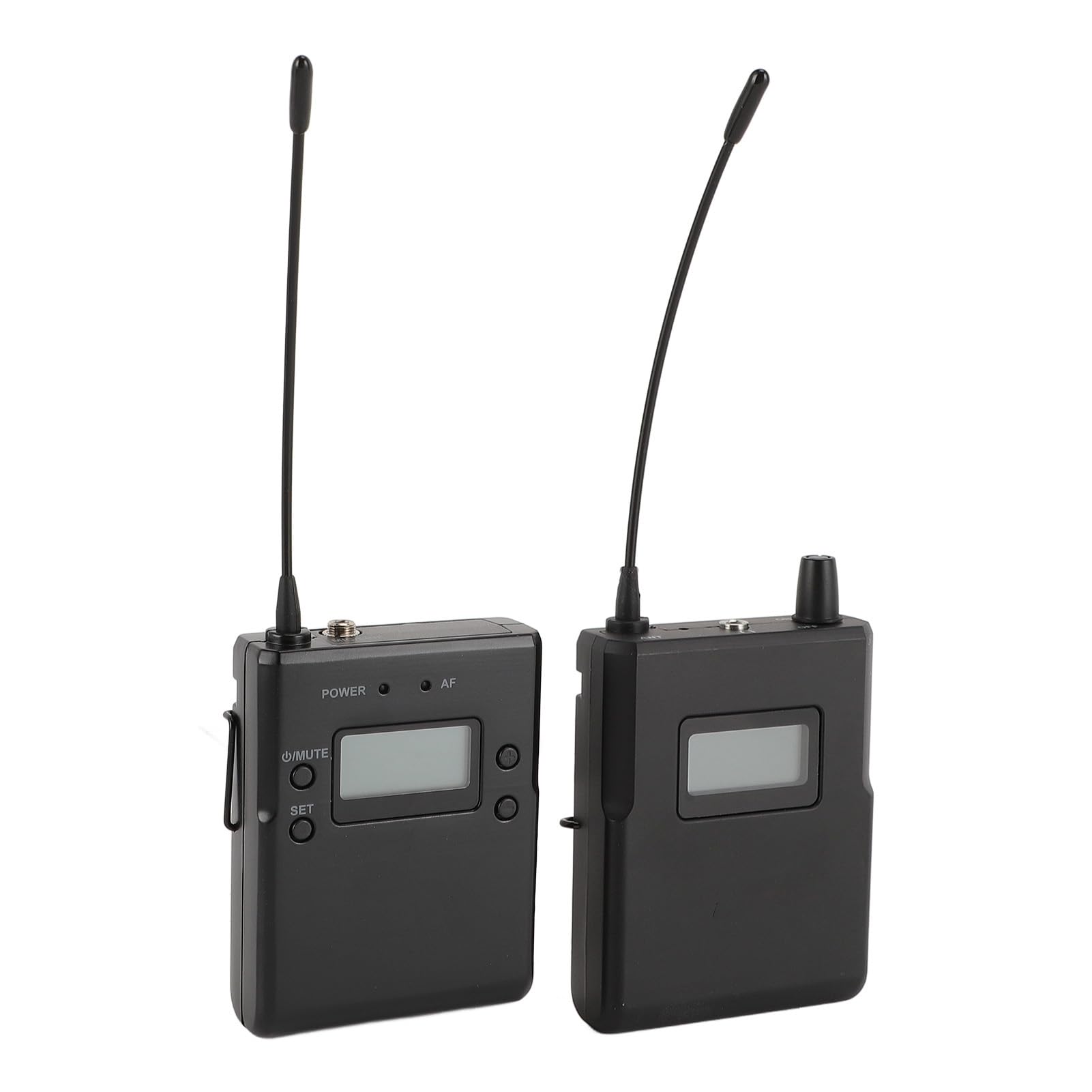 GOWENIC Guida Turistica Wireless Kit di Traduzione Compatto per Musei Teatri e Convegni 570-590MHz 1 Trasmettitore 1 Ricevitore
