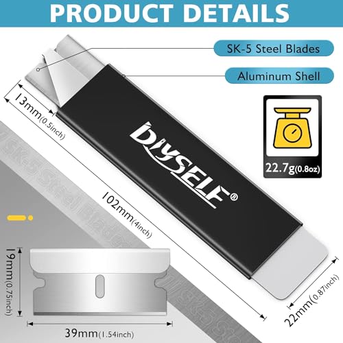 Image of DIYSELF 48 Pack Box Cutter Retractable, Utility Knife with Locking Blade