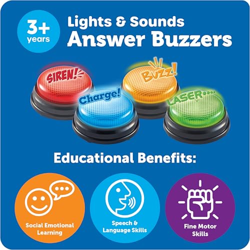 Learning Resources Lights and Sounds Buzzers
