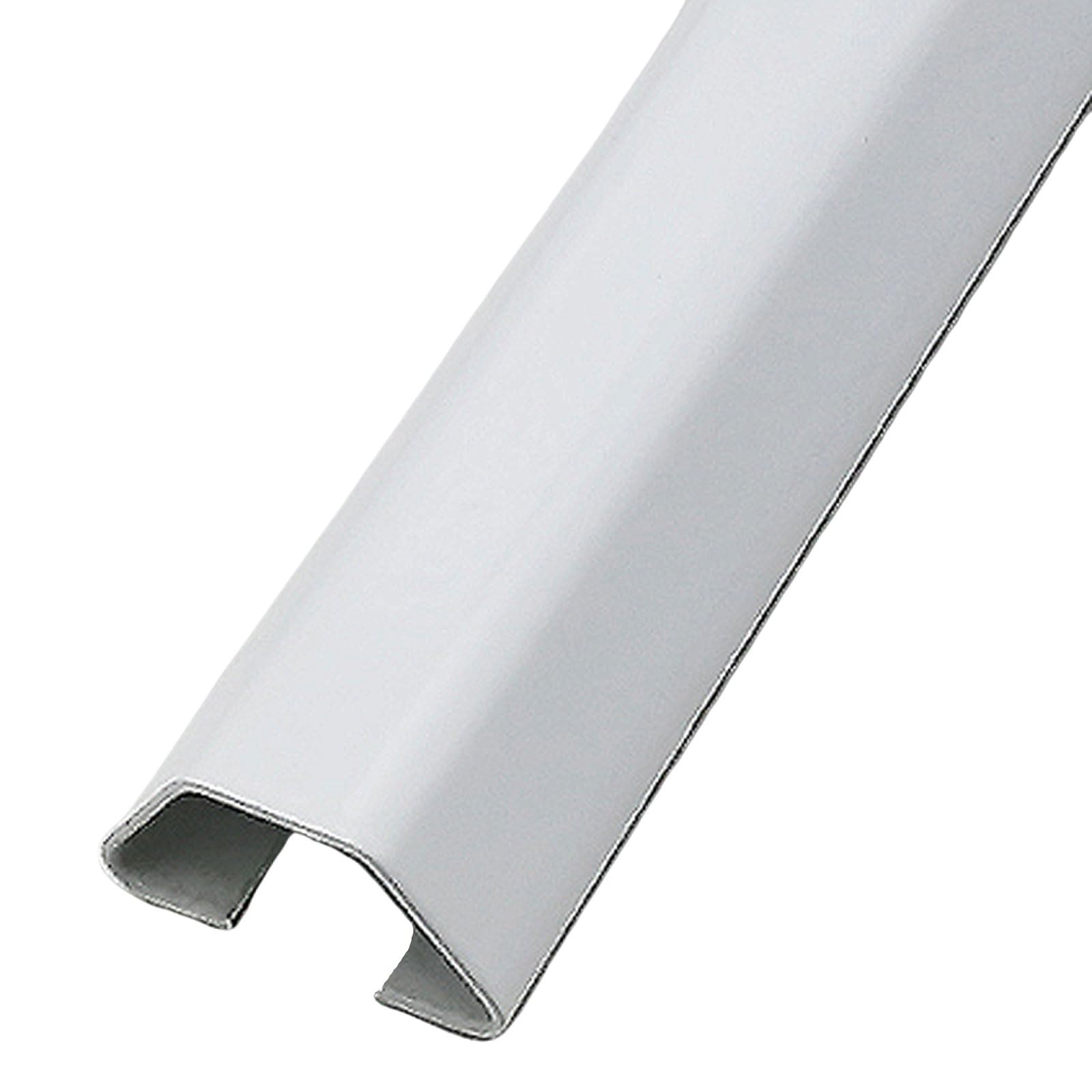 Copricavo, Mezzotondo Autoadesivo Verniciabile,Spegnicavi for Altoparlanti,Gestione Cavi for Nascondere I sulla Parete(White,2.6#)