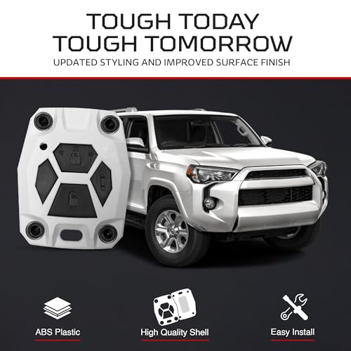 Porte-clés 4Runner blanc ABS accessoire voiture 5e génération