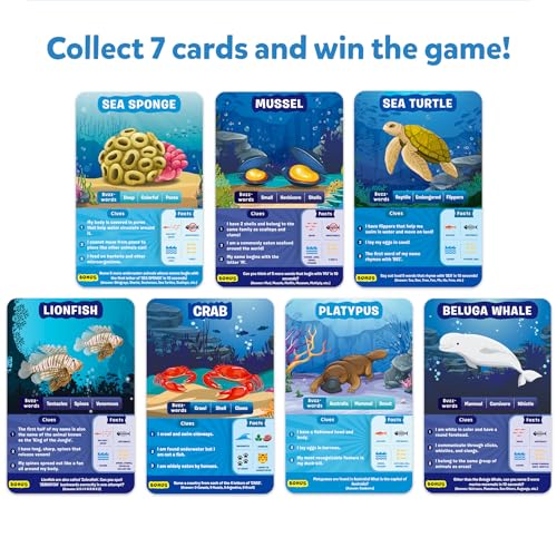 image for Skillmatics Card Game - Guess in 10 Underwater Animals, Perfect for Bo