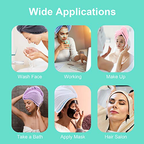 Microfibre-Hair-Towel-Wrap-ROSSHINE-3-Pack-Hair-Towel-Turban-65x25-cm-Ultra-Absorbent-Hair-Wrap-Towel-Anti-Frizz-Quick-Dry-Head-Towel-Wrap-for-Women-Girl-Curly-Wet-Long-Short-Thick-Hair