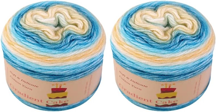 Yonkey Monkey (1152) - Juego de 2 bolas de algodón degradado para tartas