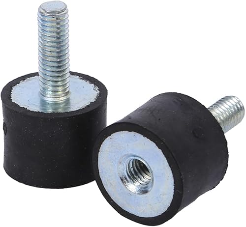 Miniatura 8 de Aislador antivibración M8 M6, soportes mecánicos de amortiguación de vibraciones, soportes de goma M6, amortiguador de choque, 4 piezas de goma de