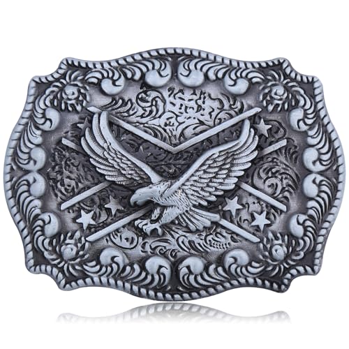 Image of Cowboy Belt Buckle for Men Longhorn Bull Belt Buckles Men Vintage Texas Buckle for Women Cowboy Cowgirl Belt Buckle