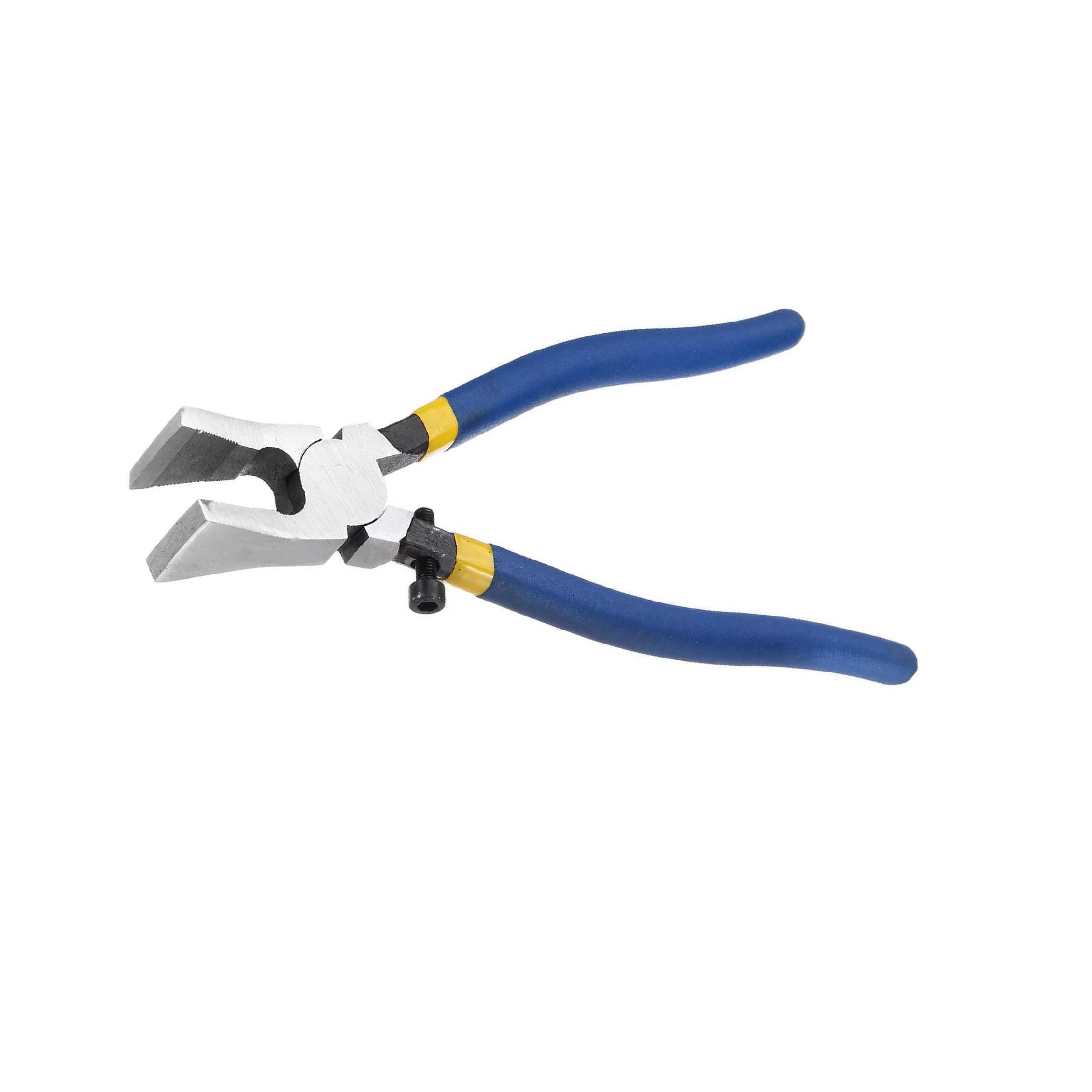 Poxzsfx Glass Cutting Pliers And Heavy Duty Glass Running Breaking Pliers Offering Clean Cuts For Artistic Breaking Small Pieces Of For Crafts Trimming, With Flat Jaws