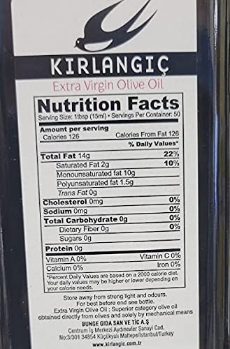 Kirlangic Aceite de Oliva Extra Virgen 750ml miniatura 2