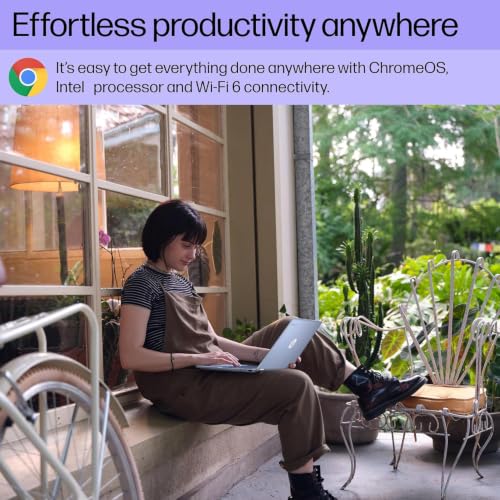 Image of HP Chromebook 14 x360 Plus, 14 inch 2-in-1 Laptop, Intel N150, 4GB, 128GB UFS