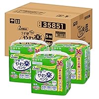Amazon.co.jp: サルバ 白十字 パンツタイプ やわ楽 S~M 2回 36枚 大