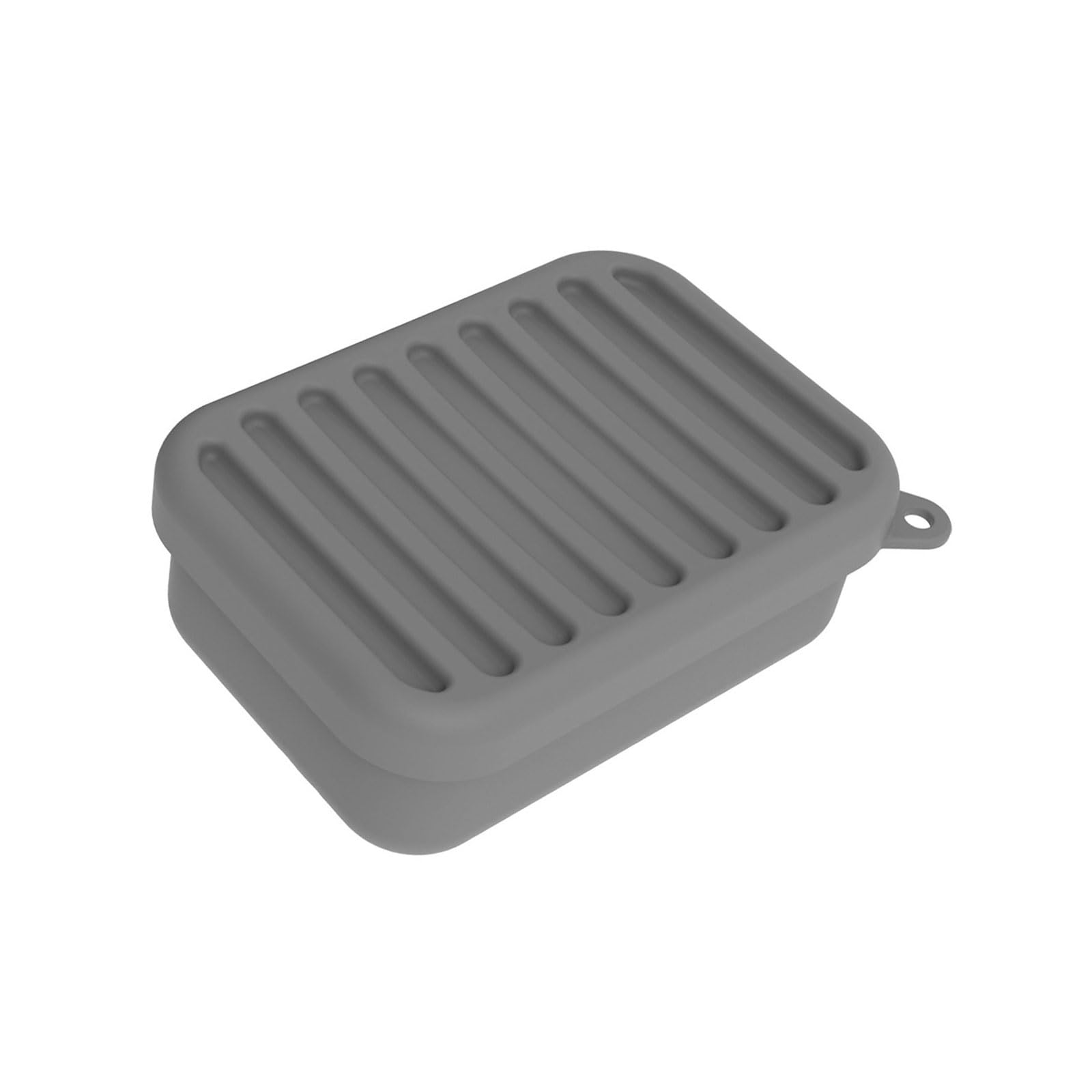 carotoe Silicone Soap Container Box with AntiSlip Base and Covers for Keepings Soap Clean and Dry Covered Tray