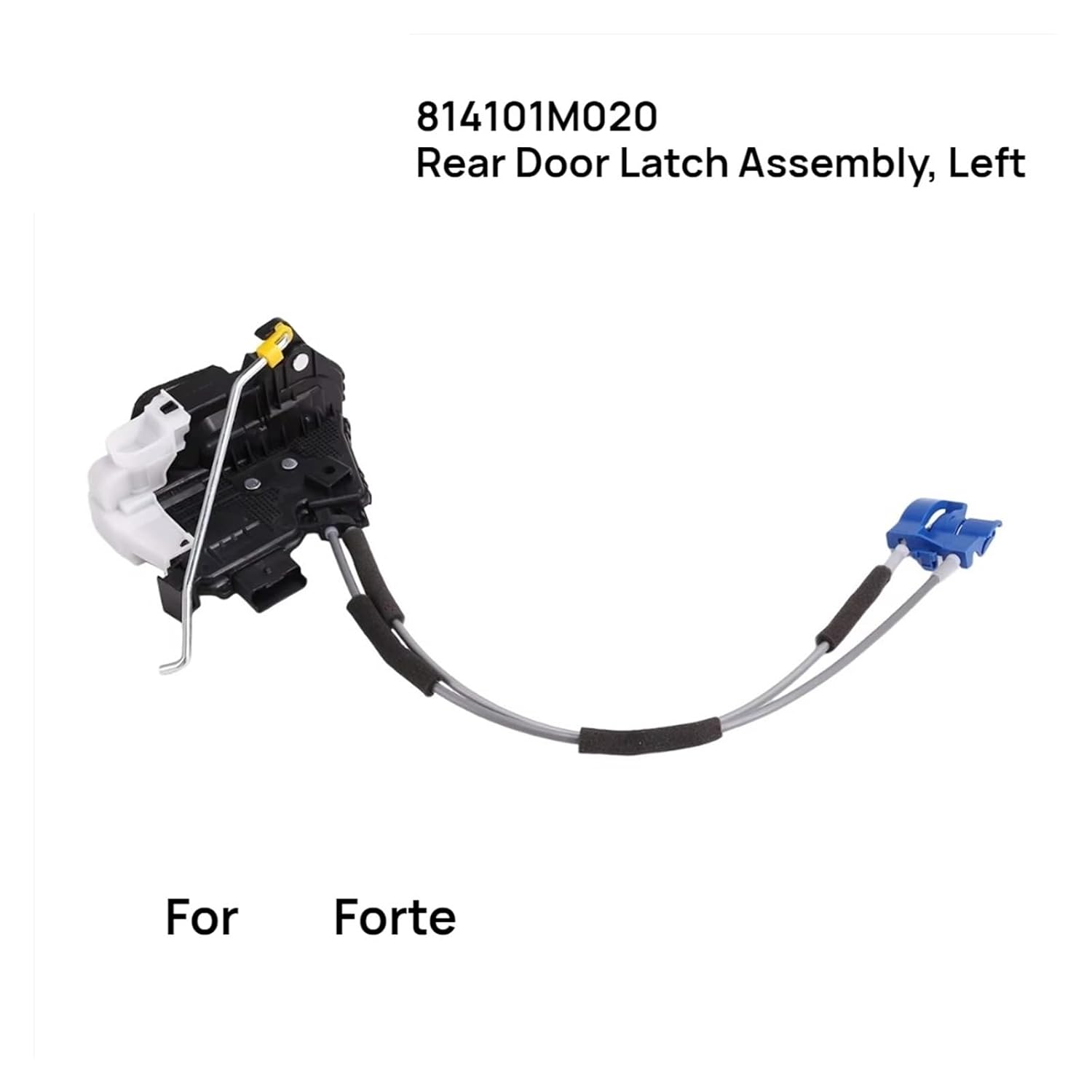 814101M020 Rear Left Door Lock Actuator Latch Assembly 81410-1M020 Compatible with Kia Forte 2009-2017 LHD Door Latch Motor