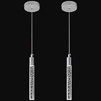 Vista 109 de Kitchen Island Lighting Modern Light Fixture Kitchen Island Pendant Light Dimmable LED Chrome Mini Pendant Lighting Dinning Room Living Room Chrome