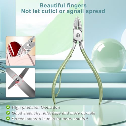 Image of 30 in 1 Manicure kit Personal Care Men's Accessories, Professional Nail Kit Pedicure Kit, Toe Nail Clippers for Men and Beauty Tools Portable Set, Travel Deluxe Beauty Tools Convenience Set(Green)
