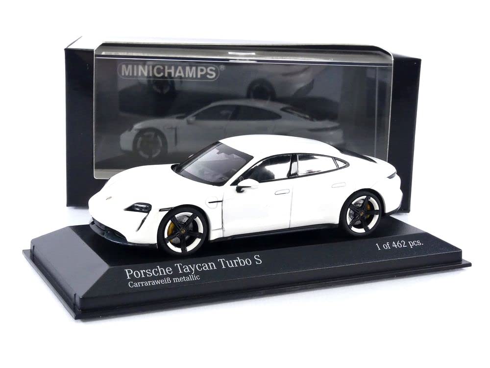 Amazon | MINICHAMPS 1/43 ポルシェ タイカン ターボ S 2020 ホワイト