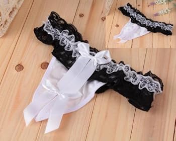 Unknown Binding #6868WH Charming Lace Thong Lingerie Sexy Open Crotch T-back Lady's Underwear Book